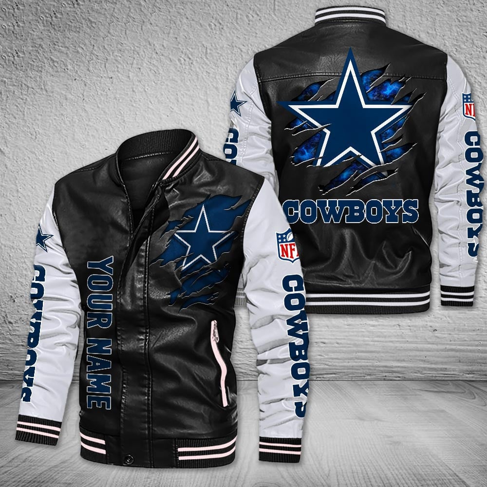 Dallas Cowboys | Premium NFL Leather Boomber Jacket
