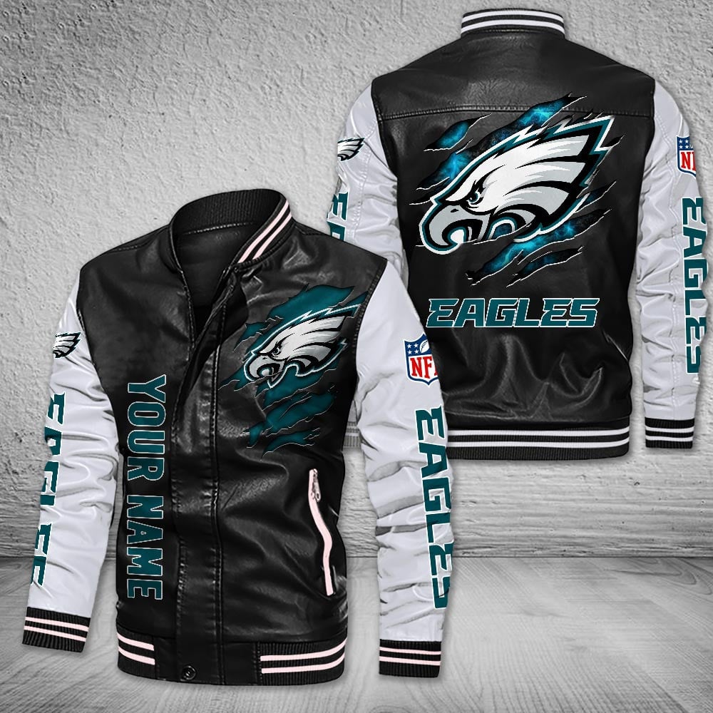 Philadelphia Eagles | Premium NFL Leather Boomber Jacket