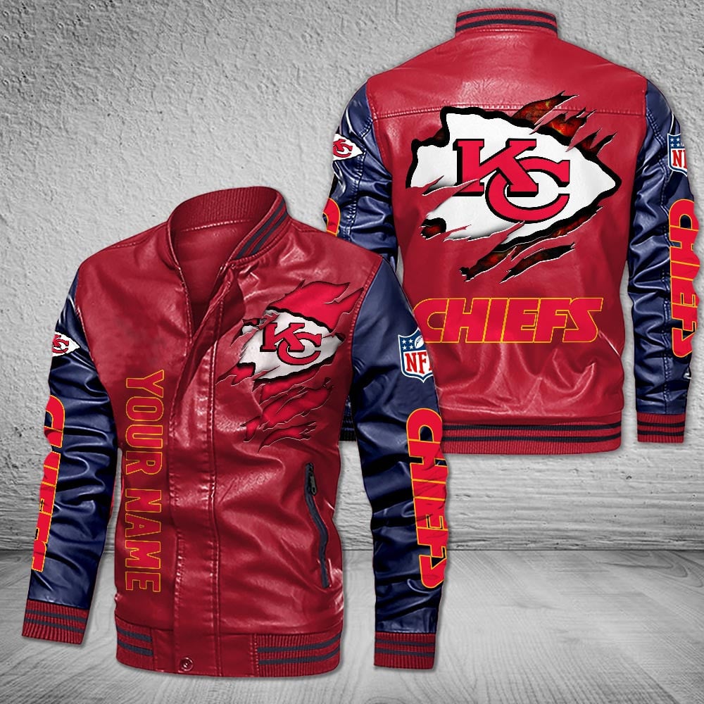 Kansas City Chiefs | Premium NFL Leather Boomber Jacket