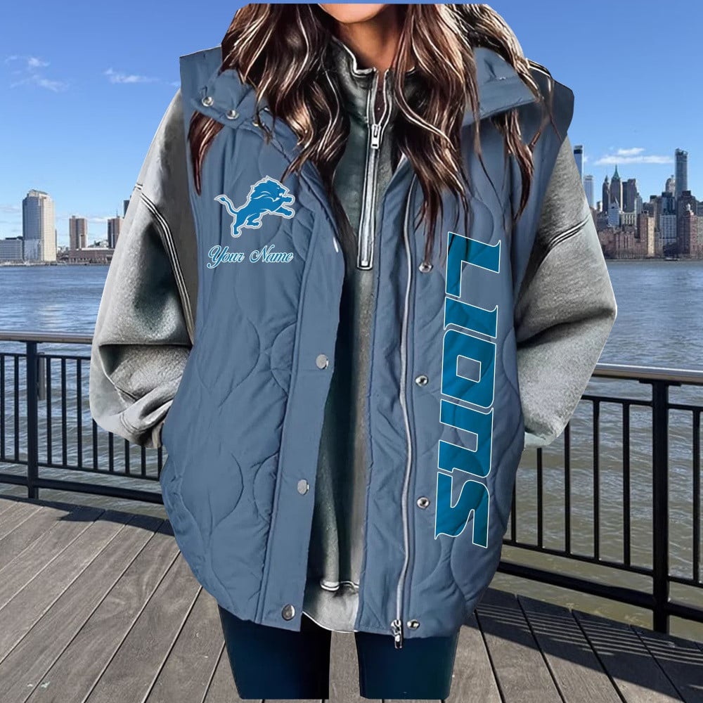 Detroit Lions |Premium NFL Sleeveless Cotton Vest