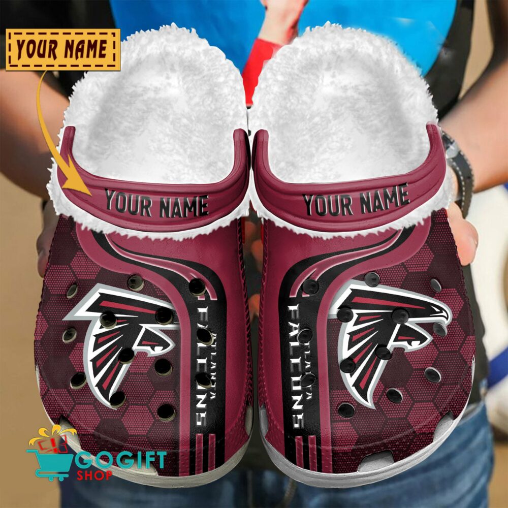 Atlanta Falcons |Premium NFL Fleece Crocs Classic Crocs