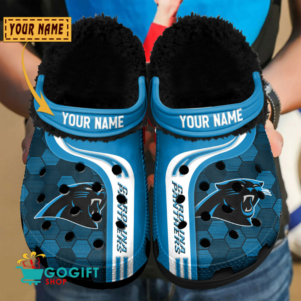 Carolina Pa|Premium NFL Fleece Crocs Classic Crocs