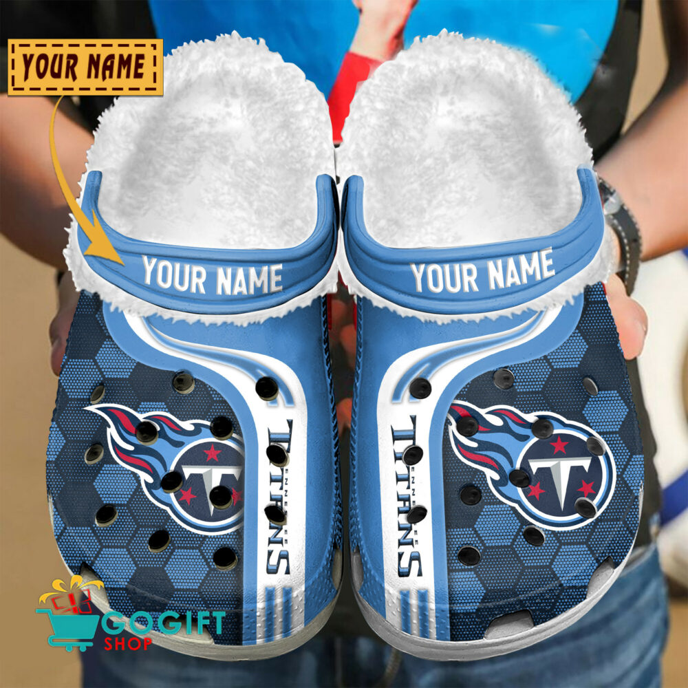 Tennessee Titans |Premium NFL Fleece Crocs Classic Crocs