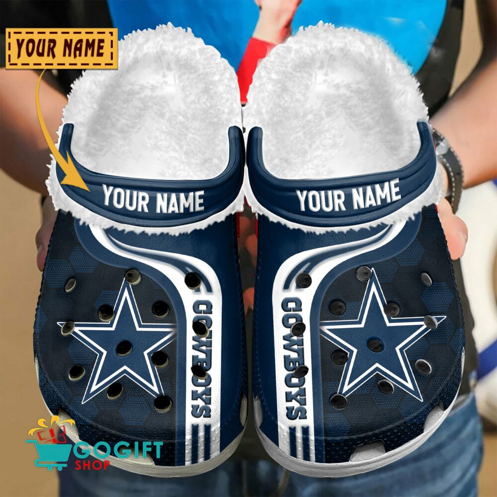 Dallas Cowboys |Premium NFL Fleece Crocs Classic Crocs