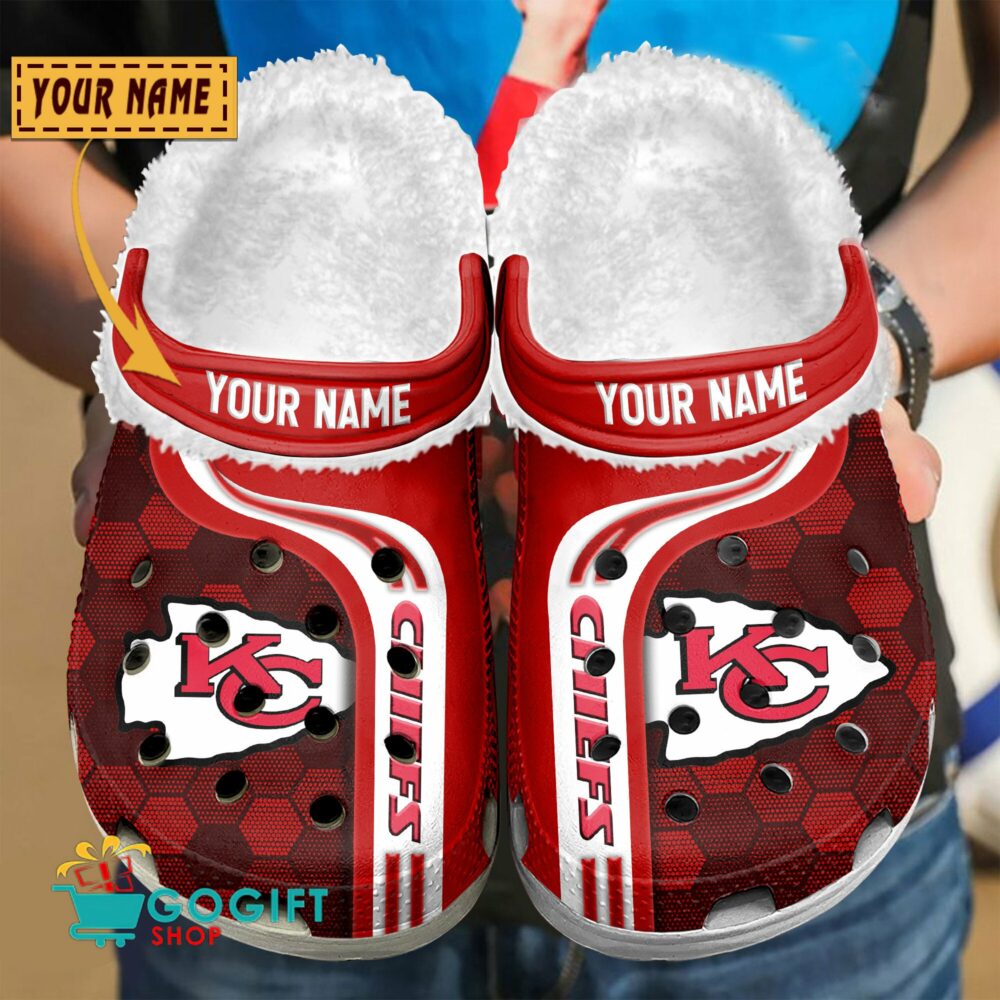 Kansas City Chiefs |Premium NFL Fleece Crocs Classic Crocs