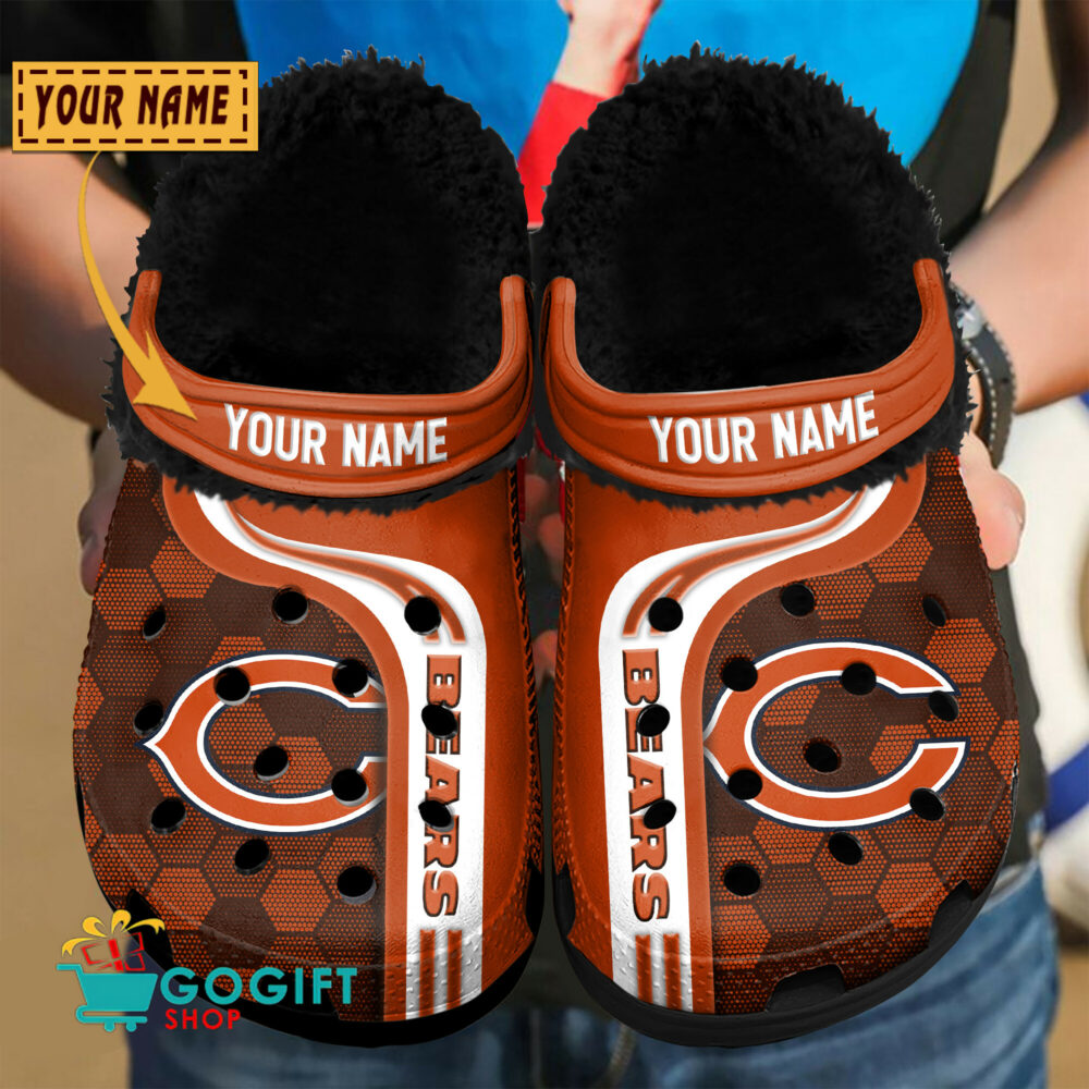 Chicago Bears |Premium NFL Fleece Crocs Classic Crocs