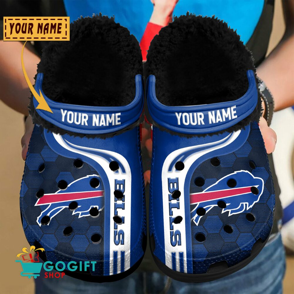 Buffalo Bills |Premium NFL Fleece Crocs Classic Crocs