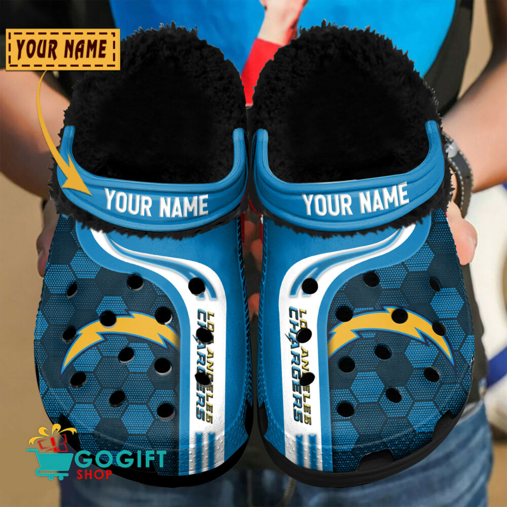 Los Angeles Chargers |Premium NFL Fleece Crocs Classic Crocs