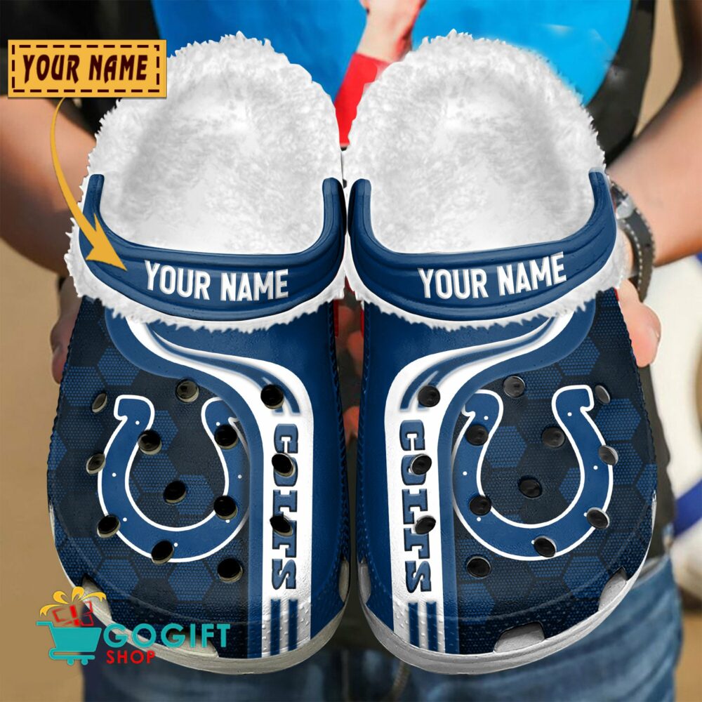Indianapolis Colts |Premium NFL Fleece Crocs Classic Crocs