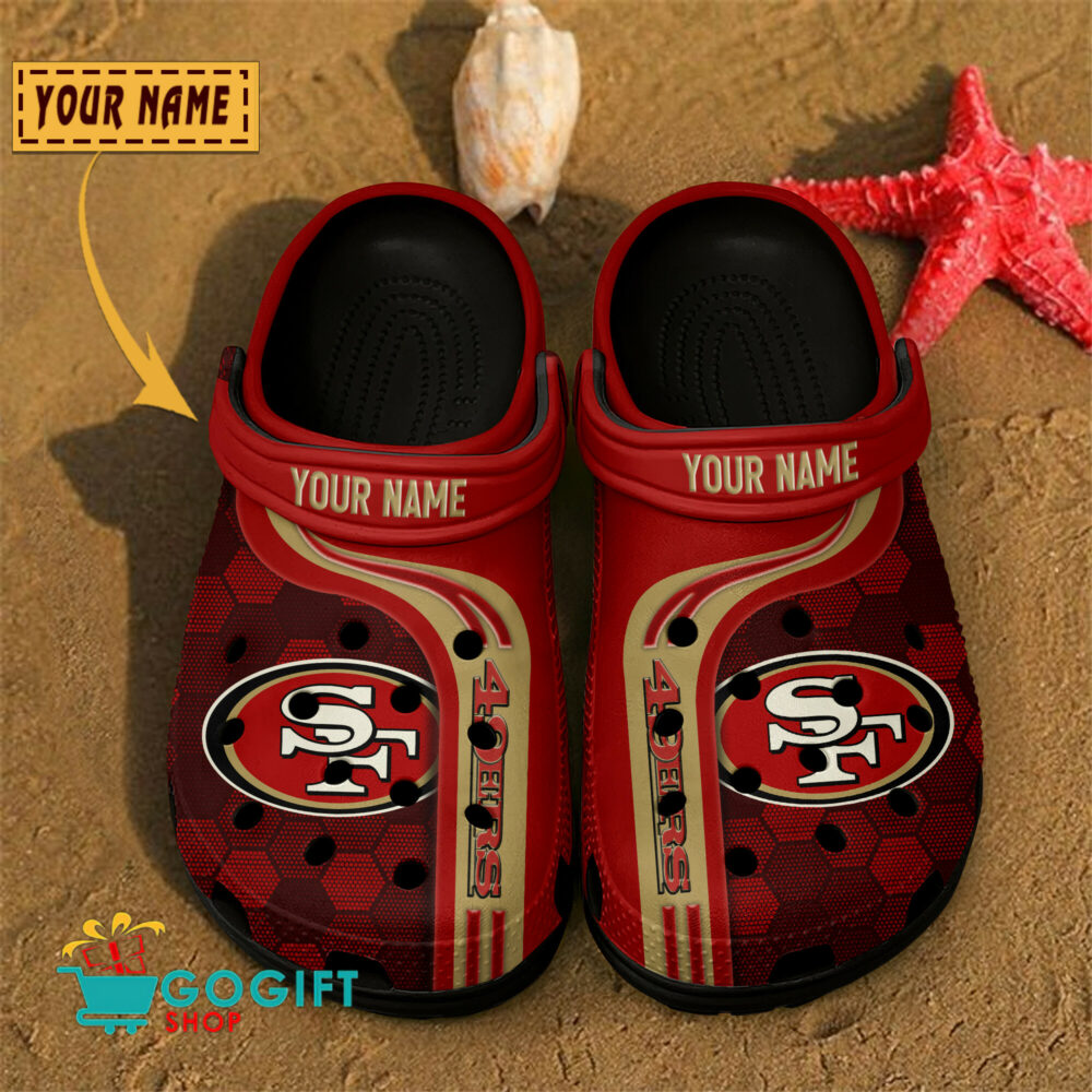 San Francisco 49ers |Premium NFL Fleece Crocs Classic Crocs