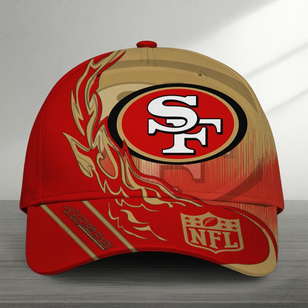 San Francisco 49ers| Premium NFL Flame Burst Cap